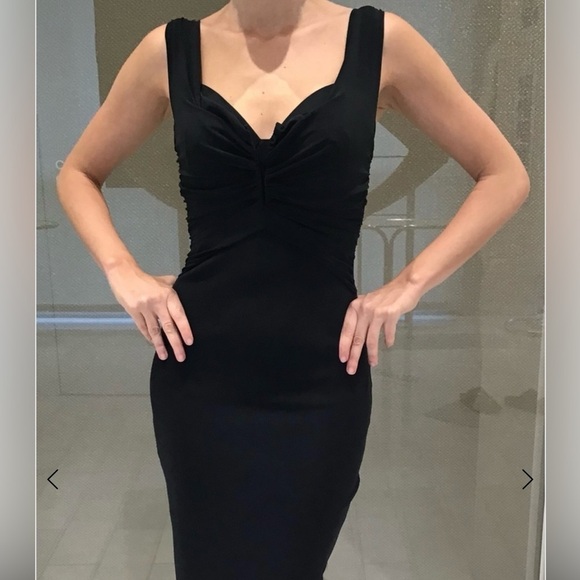 CHIARA BONI LA PETITE ROBE Neptuno Long Sheat Dress in navy size L - Picture 1 of 14